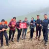 Tancapkan Semangat Pengabdian di Puncak Sindoro, Delegasi Lapas Batang Taklukkan Medan Terjal HBP ke-62
