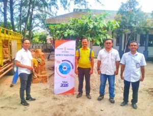 Socfindo Salurkan Bantuan Material Bangunan, SMKN 1 Teluk Mengkudu Perkuat Fasilitas Sekolah