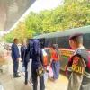 Sat Samapta Polres Purwakarta Kawal Pemindahan Lima Tahanan Perempuan ke Lapas Sukamiskin