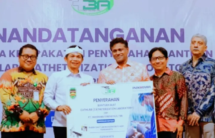 HUT ke-50, Indorama Hibahkan Cath Lab untuk RSUD Bayu Asih Purwakarta
