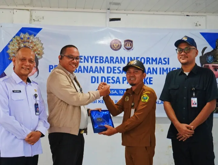 Imigrasi Karimun Edukasi Warga Desa Pangke Cegah TPPO dan PMI Nonprosedural