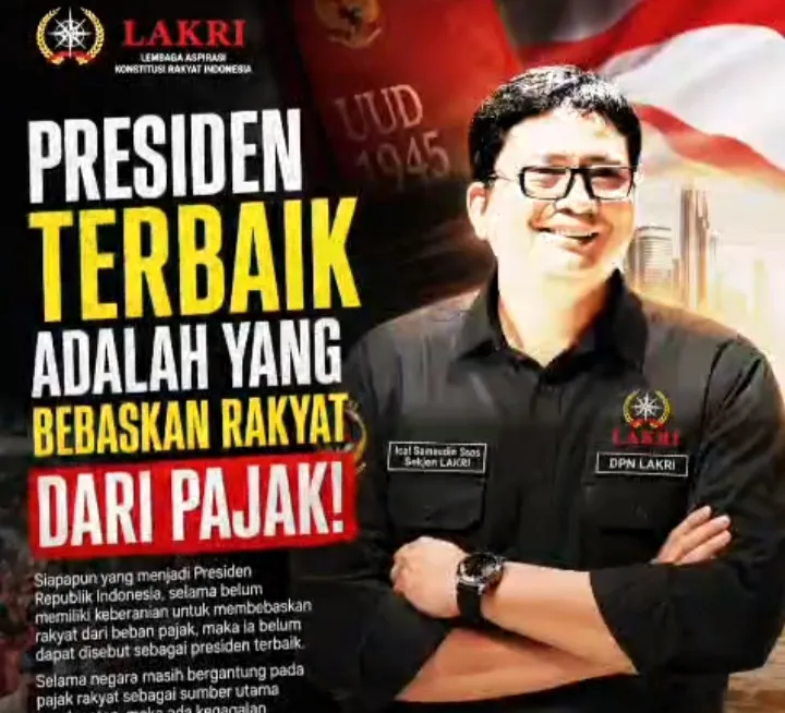Negara Terlalu Bergantung pada Pajak, Sekjen LAKRI Soroti Gagalnya Pengelolaan Kekayaan Alam