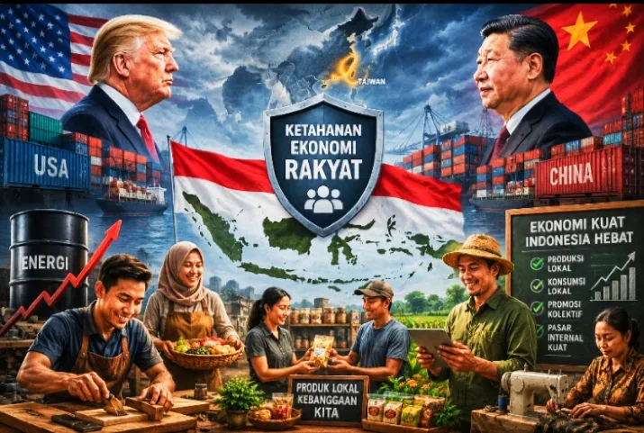 Rivalitas AS–China, Indonesia Dituntut Perkuat Ekonomi Rakyat