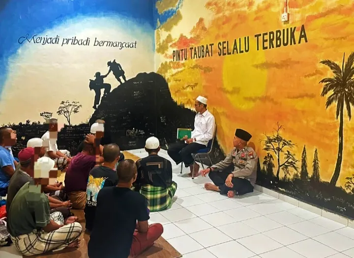 Binrohtal di Rutan Polres Karimun, Tahanan Diajak Memaknai Amal sebagai Jalan Perubahan