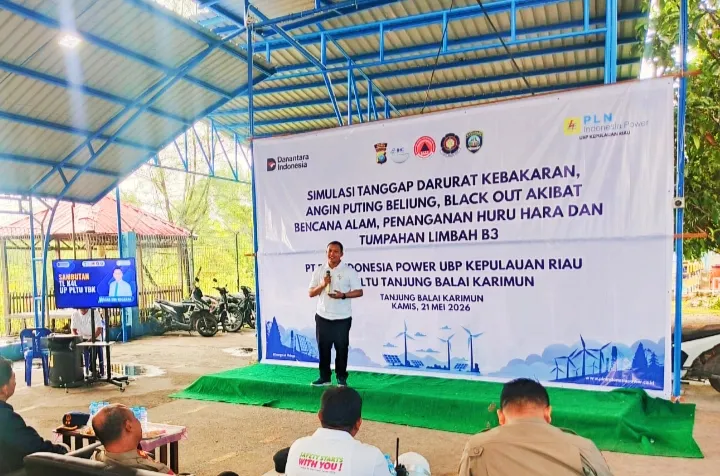 Simulasi Darurat di PLTU Sebatak Karimun, Polisi Uji Kesiapan Hadapi Kebakaran hingga Huru-Hara