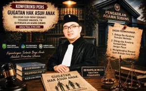 POSBAKUMDES Dampingi Gugatan Hak Asuh Dua Anak di Subang