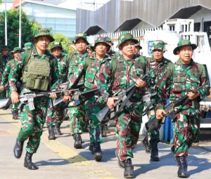 Kodim 0502/JU Gelar Hanmars 10 Kilometer, Uji Ketahanan Fisik Prajurit