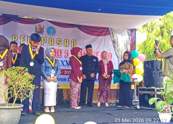 Murni Inisiatif Wali Murid, Pelepasan Siswa SMPN 3 Wonokerto Berlangsung Meriah dan Transparan