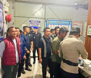 Polres Lingga dan Lapas Dabo Singkep Razia Blok Hunian, Pastikan Lapas Bebas Barang Terlarang