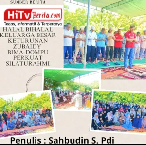 Halal Bihalal Keturunan Al-Zubaidy Bima-Dompu Pererat Ikatan Keluarga dan Jaga Warisan Leluhur