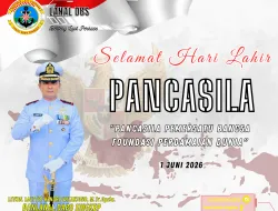 Hari Lahir Pancasila 2026, Danlanal Dabo Singkep Ajak Warga Lingga Perkuat Persatuan