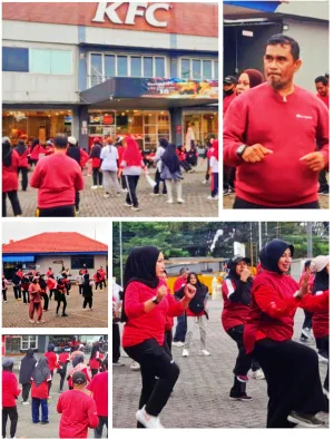 Warga Kailolo Jabodetabek Perkuat Persaudaraan Lewat Senam Bersama