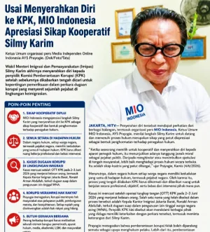 Usai Menyerahkan Diri ke KPK, MIO Indonesia Apresiasi Sikap Kooperatif Silmy Karim