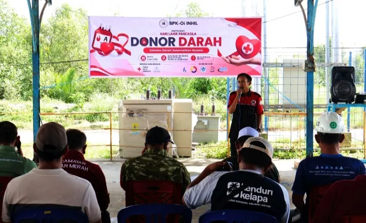 Setetes Darah untuk Sesama, BPK OI Inhil Himpun 98 Kantong Darah
