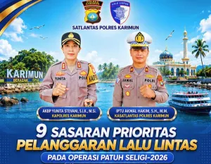 Jelang Operasi Patuh Seligi 2026, Polres Karimun Bekali Personel dengan Latpraops