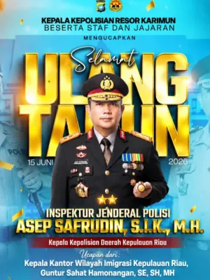 Kakanwil Imigrasi Kepri Ucapkan Selamat Ulang Tahun ke-57 untuk Kapolda Kepri