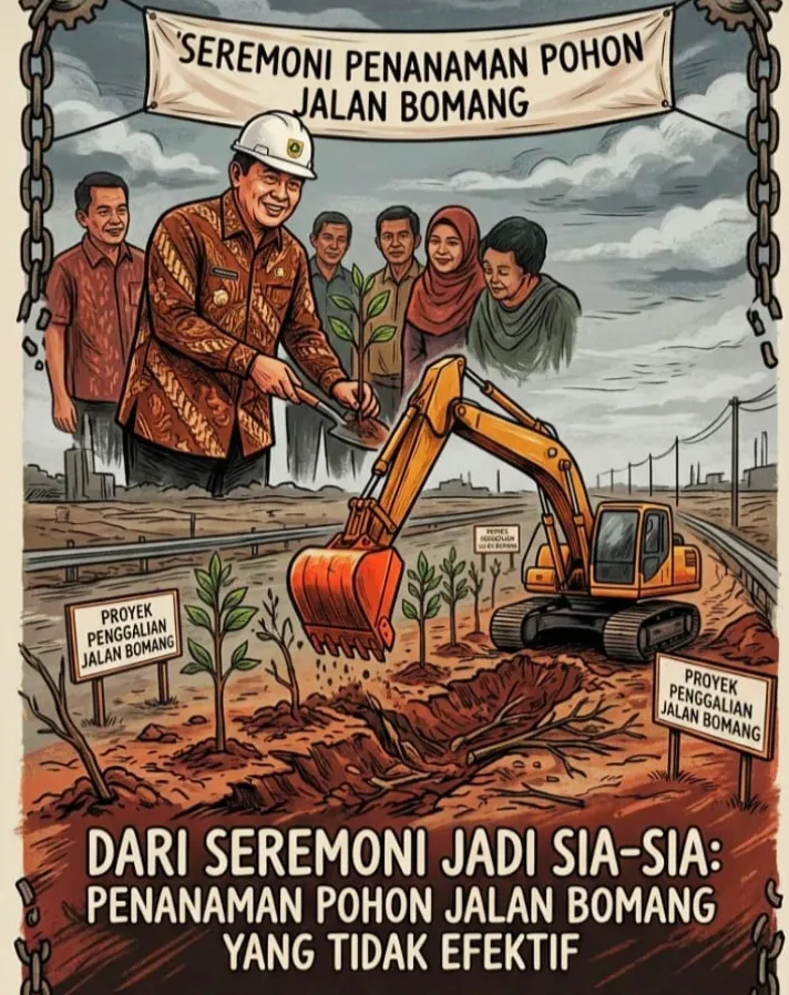 Tanaman Penghijauan Bomang Dicabut Lagi, BPI KPNPA RI Desak Bupati Bogor Evaluasi Total