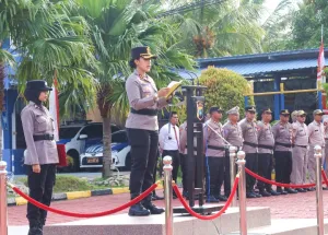 Polres Karimun Perkuat Sinergi Warga Lewat Apel Sabuk Kamtibmas