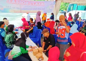 HJKT ke-188, Ratusan Warga Serbu Bakti Sosial Cek Kesehatan Gratis Pemkab Belitung