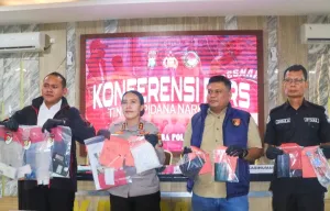 Polres Karimun Bongkar Jaringan Sabu dari Malaysia, Tiga Kasus Pencurian Juga Berhasil Diungkap