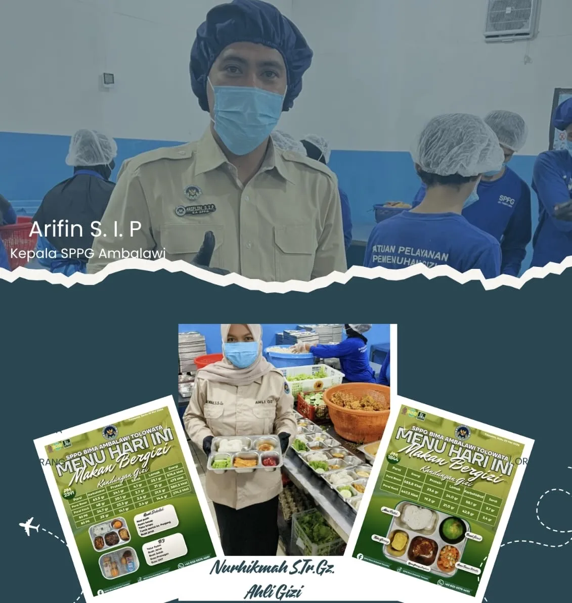 SPPG Ambalawi-Tolowata Salurkan MBG dengan Menu Ayam Crispy dan Capcay