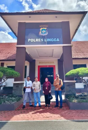 Tiga Pengacara Datangi Polres Lingga Kawal Dua Laporan