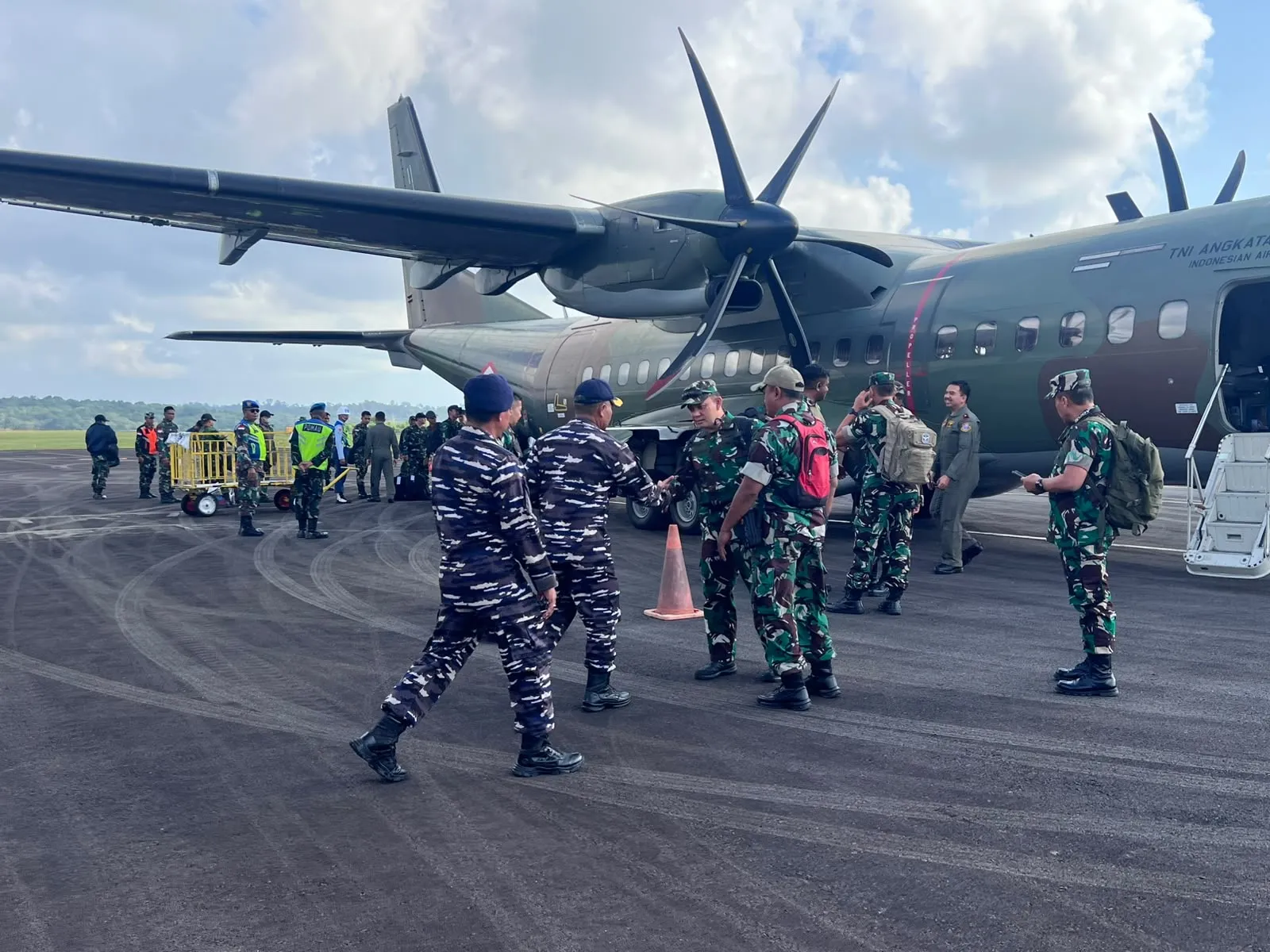 Dabo Singkep Jadi Tuan Rumah Latihan Gabungan TNI Tri Matra