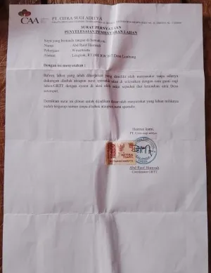 Warga Desa Limbong Pertanyakan Perataan Lahan Kelompok Tani 17 Hektare oleh PT CSA
