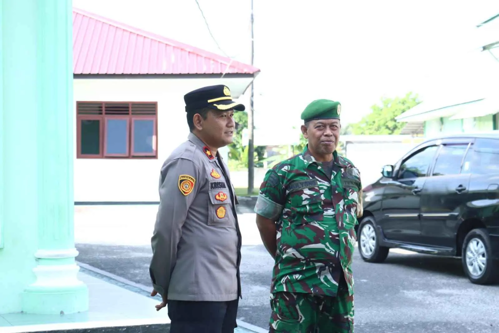 Wakapolres Belitung Jalin Silaturahmi ke Kodim 0414/Belitung, Perkuat Sinergitas TNI–Polri