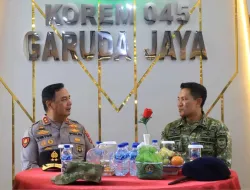 Kapolda Babel Kunjungi Kajati-Danrem 045/Gaya, Perkuat Sinergi Jaga Kamtibmas Di Babel