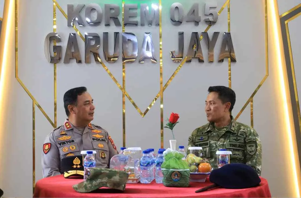 Kapolda Babel Kunjungi Kajati-Danrem 045/Gaya, Perkuat Sinergi Jaga Kamtibmas Di Babel