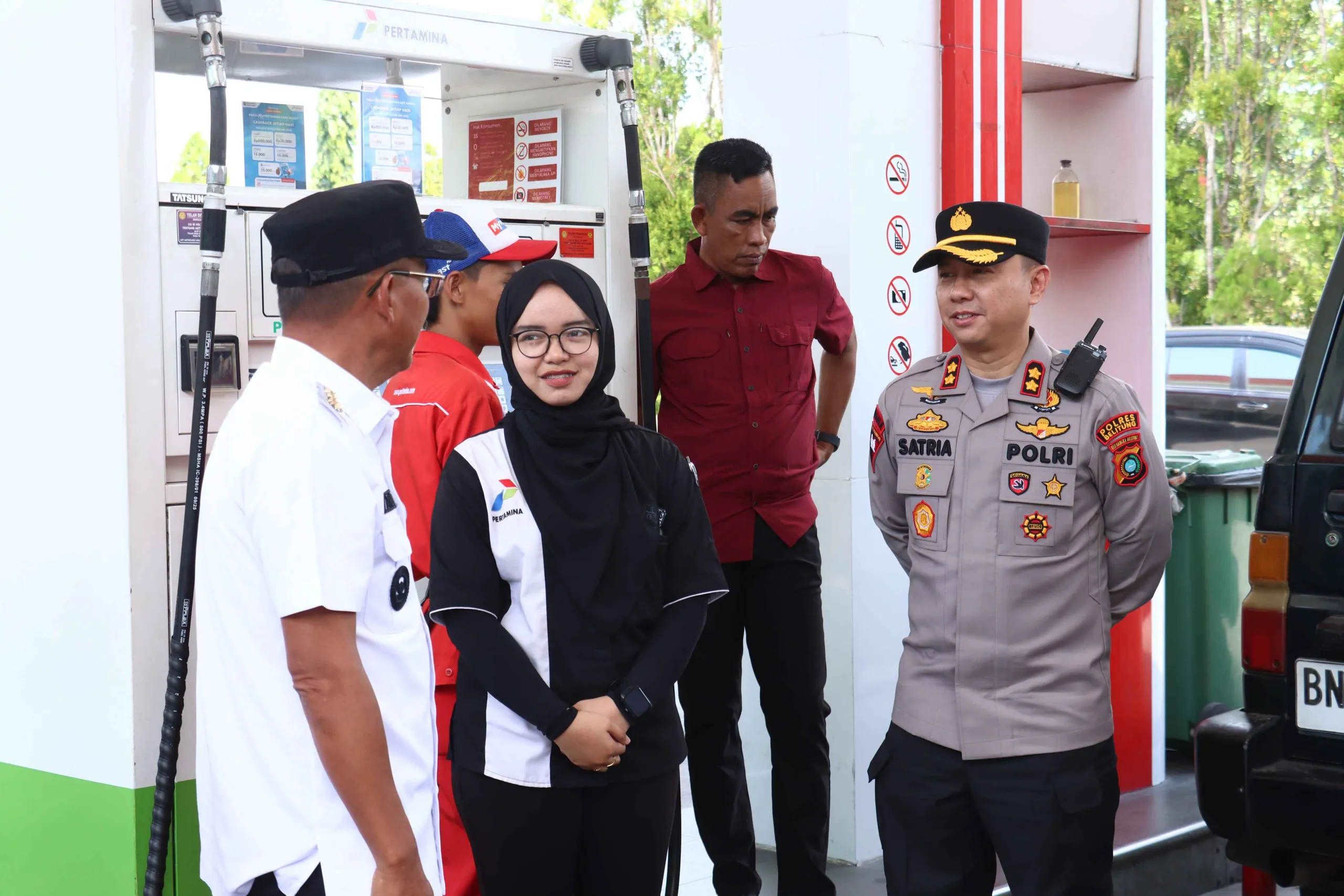 Kapolres Belitung Bersama Bupati Dan Forkopimda Sidak SPBU, Pastikan Stok BBM Aman Dan Distribusi Tetap Terkendali