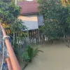 Hujan 3 Hari Berturut-turut, Beberapa Rumah di Desa Sungai Raya Air Merah Singkep Barat Terendam Banjir