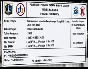 Warga Sambut Antusias Pembangunan JPO GOR Ciracas, Akses Penyeberangan Dinilai Lebih Aman dan Manusiawi