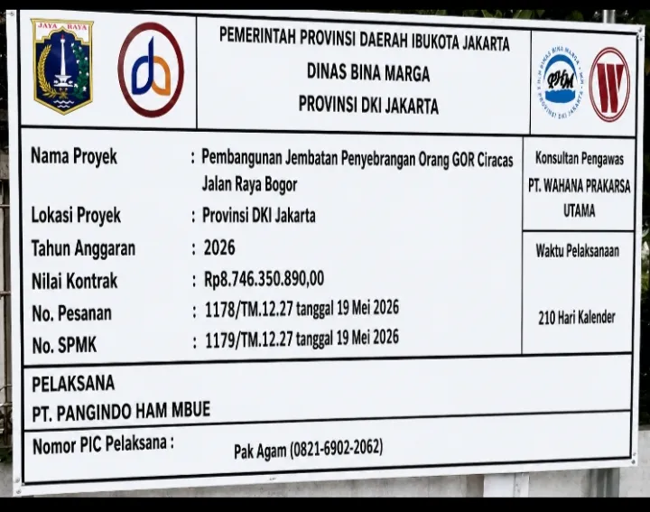 Warga Sambut Antusias Pembangunan JPO GOR Ciracas, Akses Penyeberangan Dinilai Lebih Aman dan Manusiawi