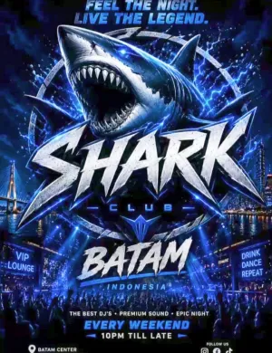 Shark Club Batam Gelar Soft Opening di One Batam Mall, Hadirkan Konsep Baru Hiburan Malam