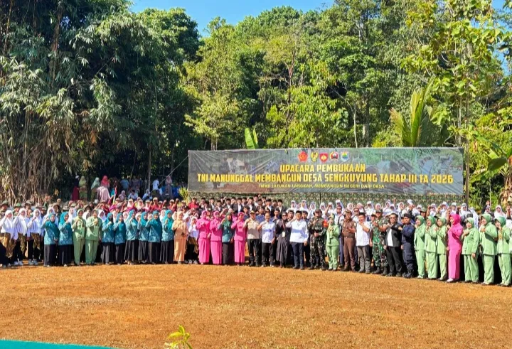 Lapas Batang Perkuat Sinergi Forkopimda dalam Pembukaan TMMD Sengkuyung Tahap III di Desa Toso