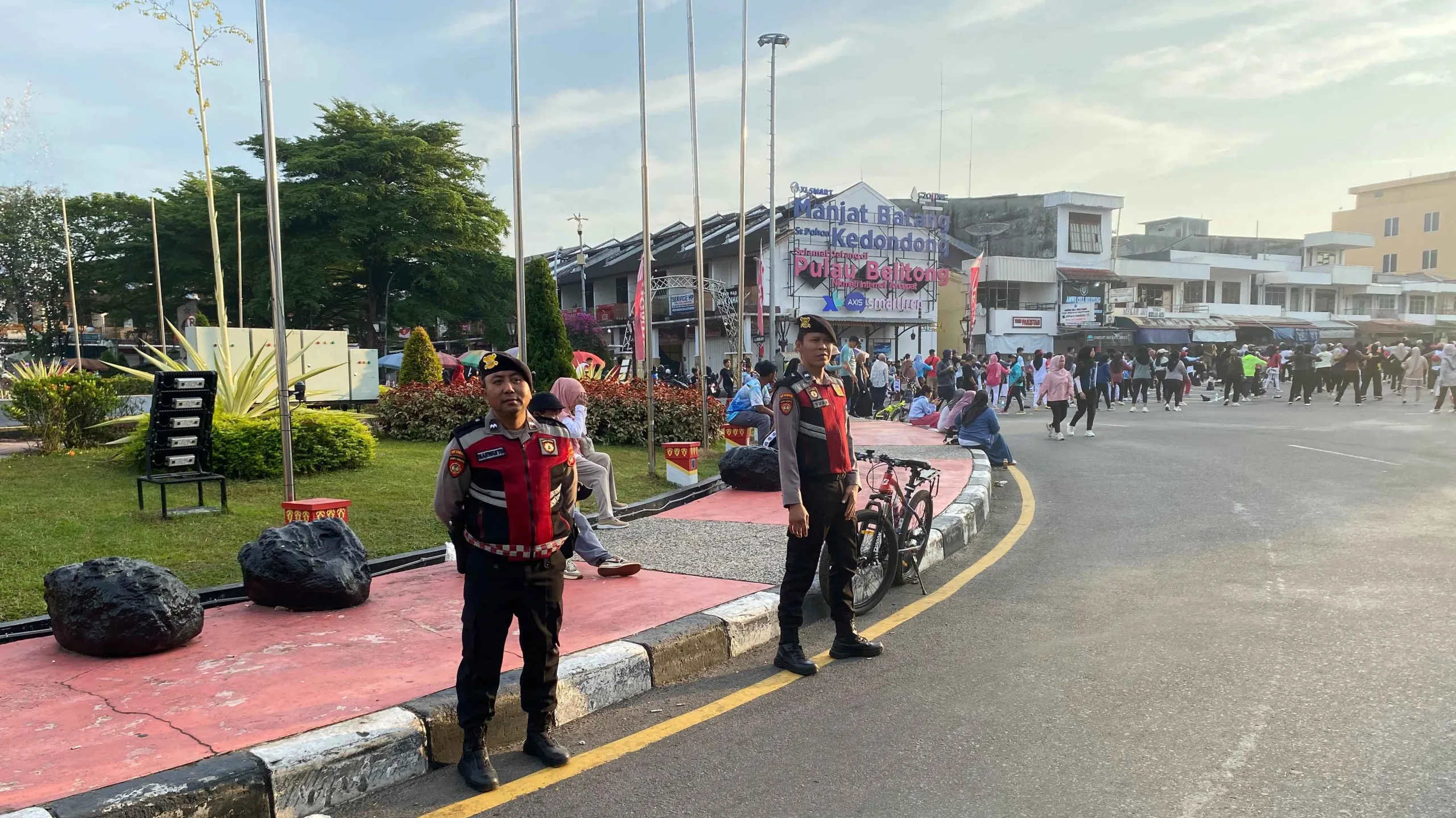 Pengamanan Car Free Day Bundaran Satam Berlangsung Aman dan Lancar