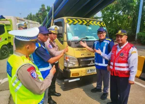 Menuju Zero ODOL, Korlantas Polri Perketat Penertiban Truk Bermuatan Berlebih di Tol Jakarta–Tangerang