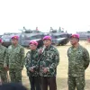 Menhan Sjafrie Sjamsoeddin Disematkan sebagai Warga Kehormatan Korps Marinir