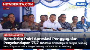 Bareskrim Polri Apresiasi Penggagalan Penyelundupan 75,7 Ton Pasir Timah Ilegal di Bangka Belitung