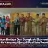Merayakan Budaya Dan Dongkrak Ekonomi, Bazar Berandun Ke Kampong Ujong di Paal Satu Resmi Dibuka