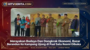 Merayakan Budaya Dan Dongkrak Ekonomi, Bazar Berandun Ke Kampong Ujong di Paal Satu Resmi Dibuka
