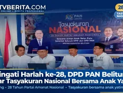 Peringati Harlah ke-28, DPD PAN Belitung Gelar Tasyakuran Nasional Bersama Anak Yatim