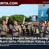 Kapolres Belitung Pimpin Sertijab Kabag Ops dan Kasat Intelkam serta Pelantikan Kabag Log