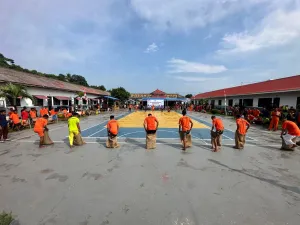 Rutan Tanjung Balai Karimun Semarakkan HUT Ke-81 RI Lewat Pekan Olahraga dan Seni