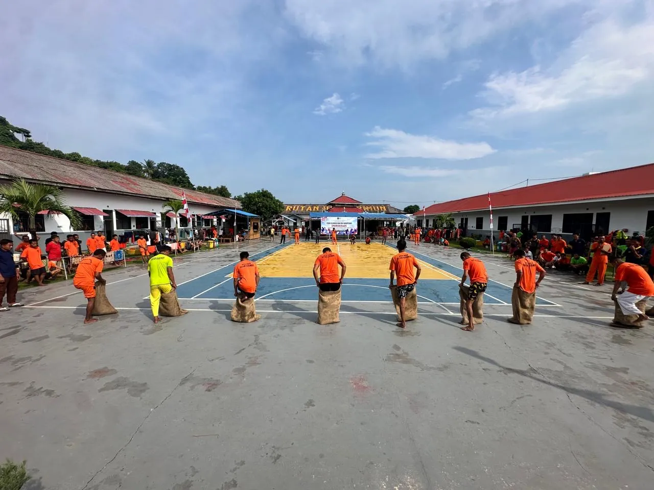 Rutan Tanjung Balai Karimun Semarakkan HUT Ke-81 RI Lewat Pekan Olahraga dan Seni