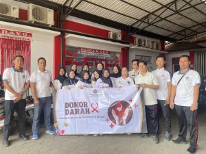 Lapas Batang dan Peserta Magang Kemennaker Donorkan Darah Sambut HUT Ke-81 RI