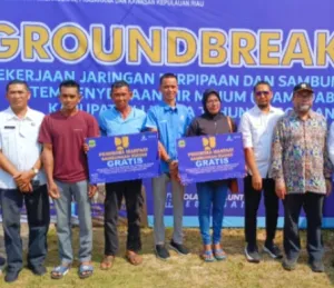 Groundbreaking SPAM Dabo Singkep, Kementerian PU Perluas Akses Air Minum Aman bagi Warga Lingga