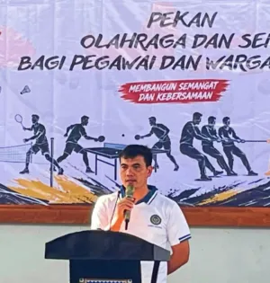 Semarakkan HUT Ke-81 RI, Lapas Batang Gelar Porseni Pegawai dan Warga Binaan